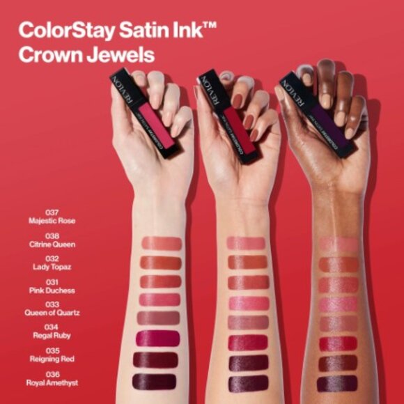 Revlon ColorStay Satin Ink Liquid Lipstick - #34 Regal Ruby - Picture 4 of 11